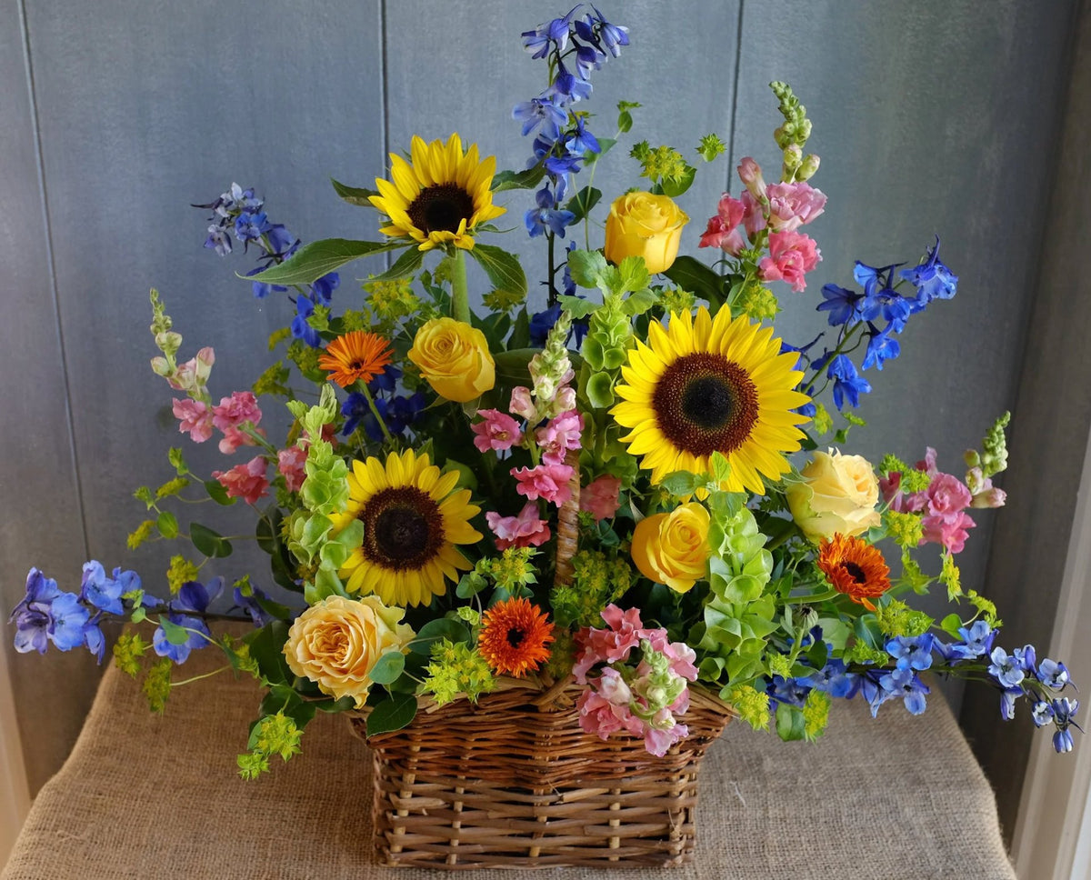 Garden of Life Flower Basket - NYC Bouquet Delivery