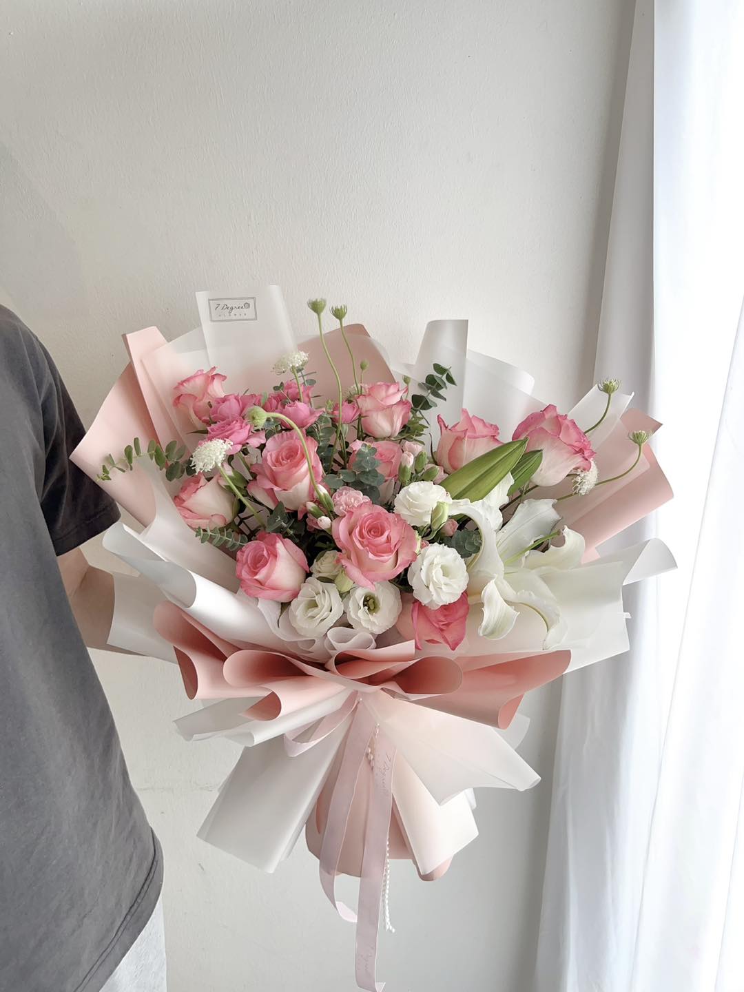 Pink Serenade Flower Bouquet - NYC Bouquet Delivery