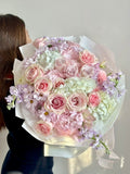 NYC Grand Pink & White Bouquet