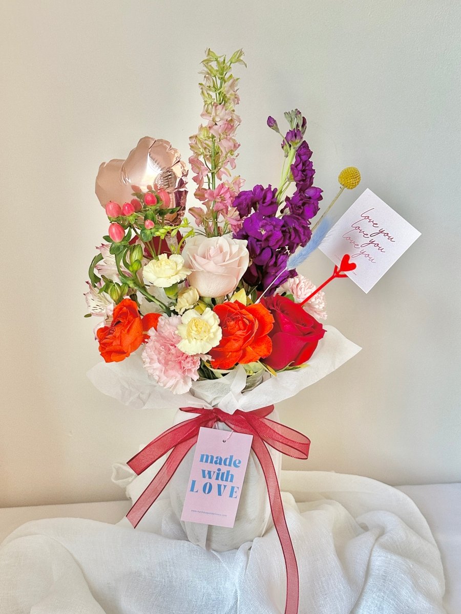 Petite Color Bloom Jar Arrangement - Mother's Day Special Edition 2025 - NYC Bouquet Delivery