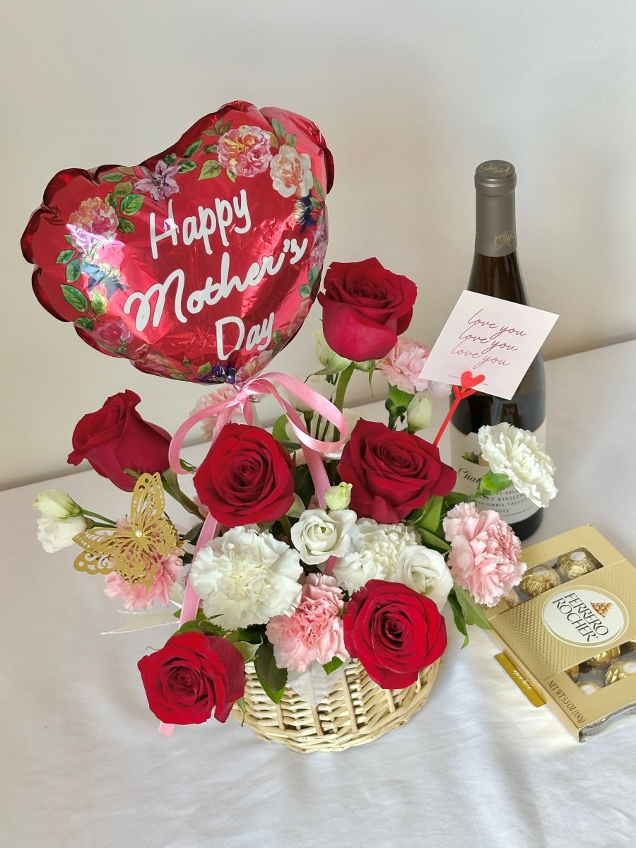 Timeless Love Basket - Mother's Day Special Edition 2025 - NYC Bouquet Delivery
